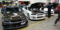 Melbourne Auto Salon Semi Final - Mitsubishi Evo and Nissan GTR